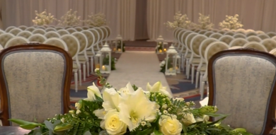 Civil Ceremony Decor, Johnstown Estate, Enfield, Co. Meath