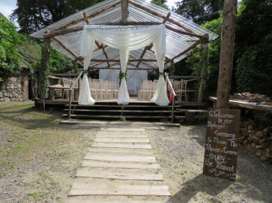 Entrance Draping For Outside Ceremony, Bellurgan Park, Bellurgan, Dundalk, Co. Louth