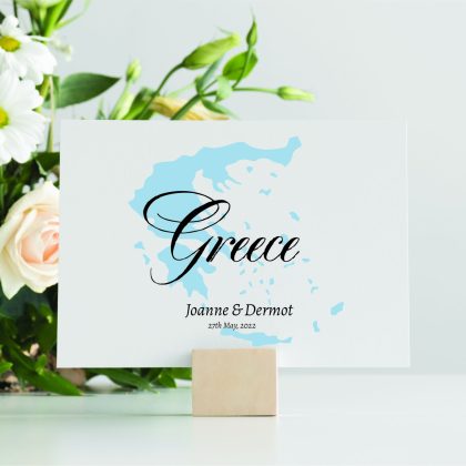Country Wedding Table Names