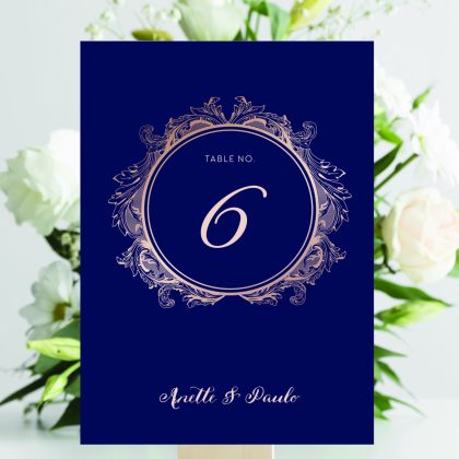 The First Dance Wedding Table Numbers